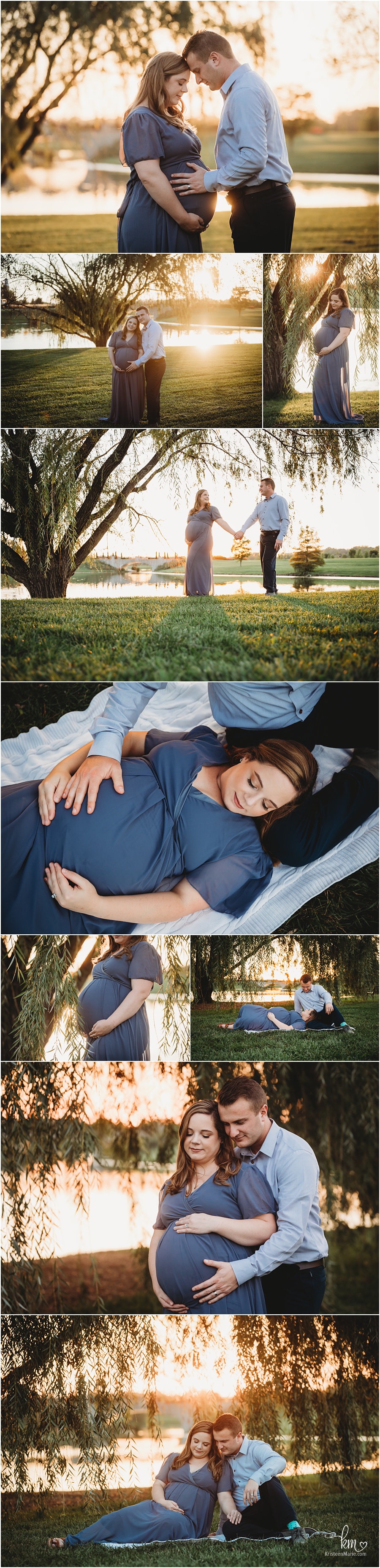 Coxhall Gardens in Carmel - Maternity Photography