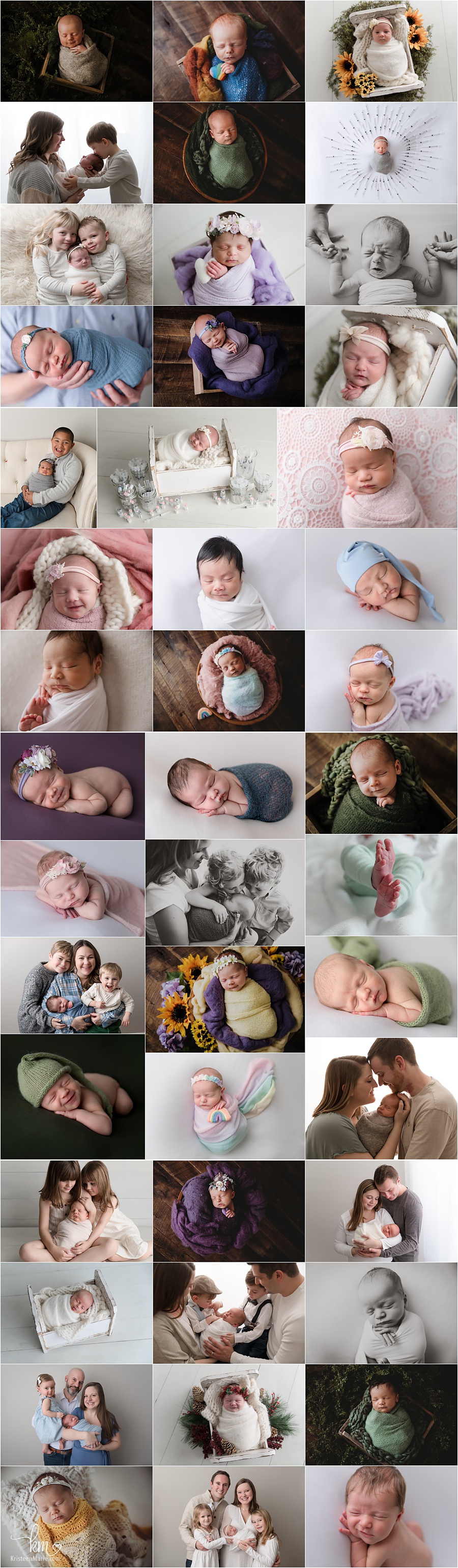 Newborn Photography Session - Kristeen's Newborn Photo Studio in Carmel Indiana