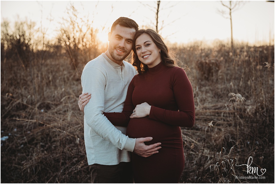 expecting parents - Indianapolis maternity photography