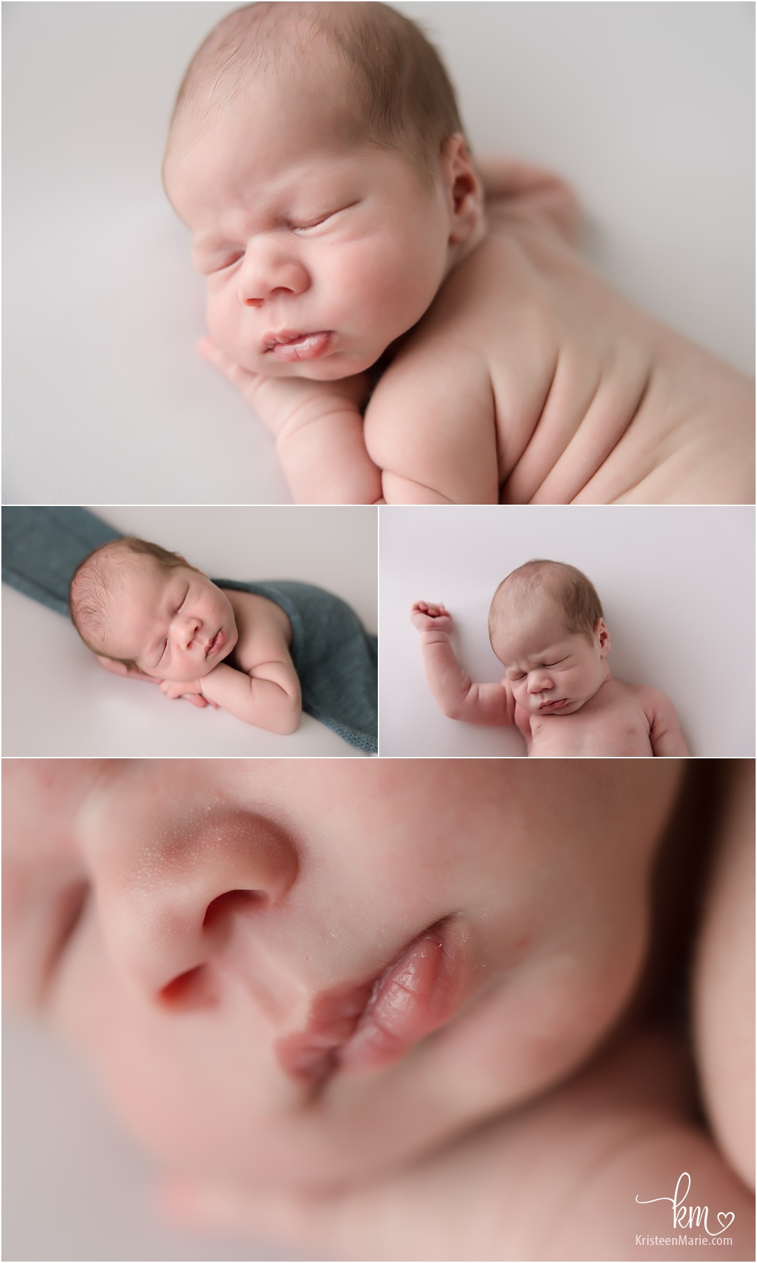 newborn boy - baby rolls