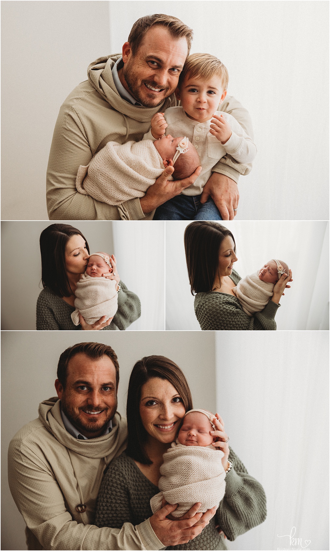 Noblesville family - newborn pictures family of 4