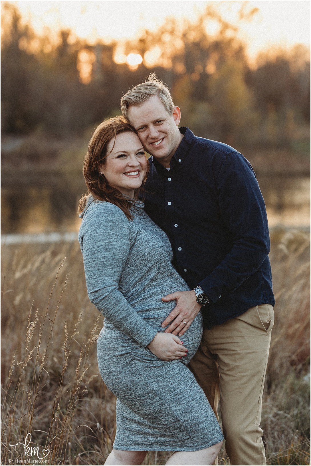 adorable expecting couple - maternity photography