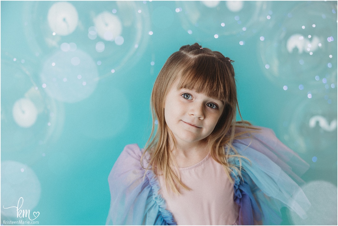 Little girl mermaid photo shoot