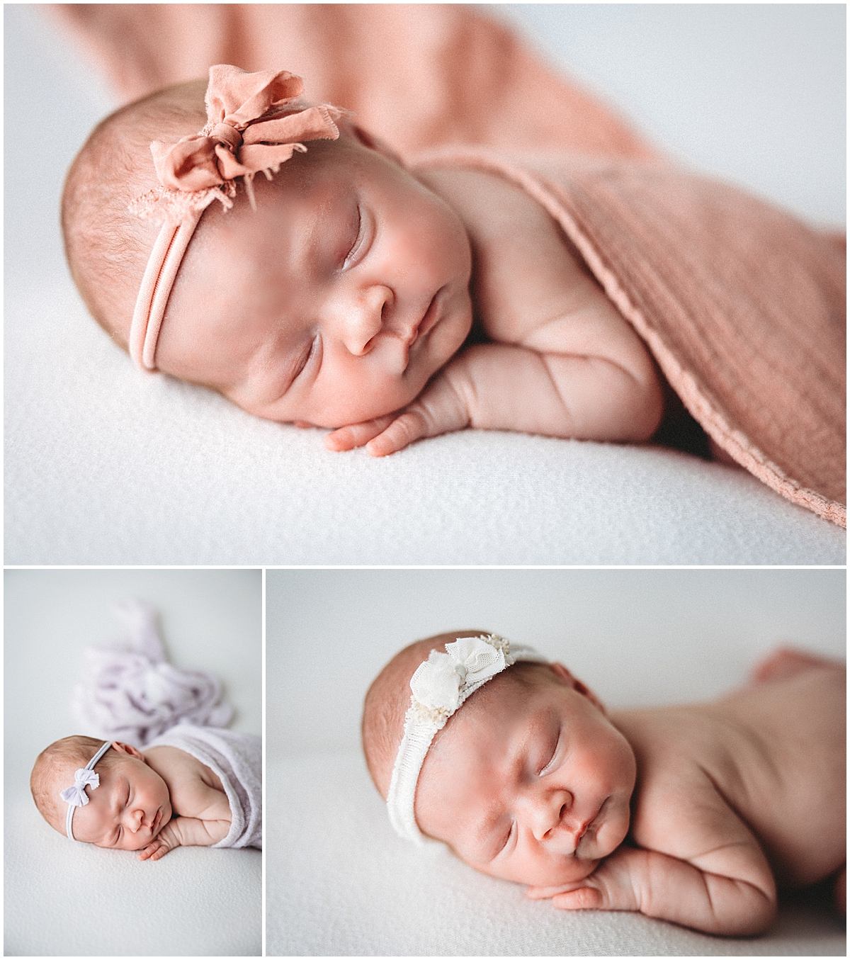 Zionsville Newborn Photography - Sleeping Newborn Girl