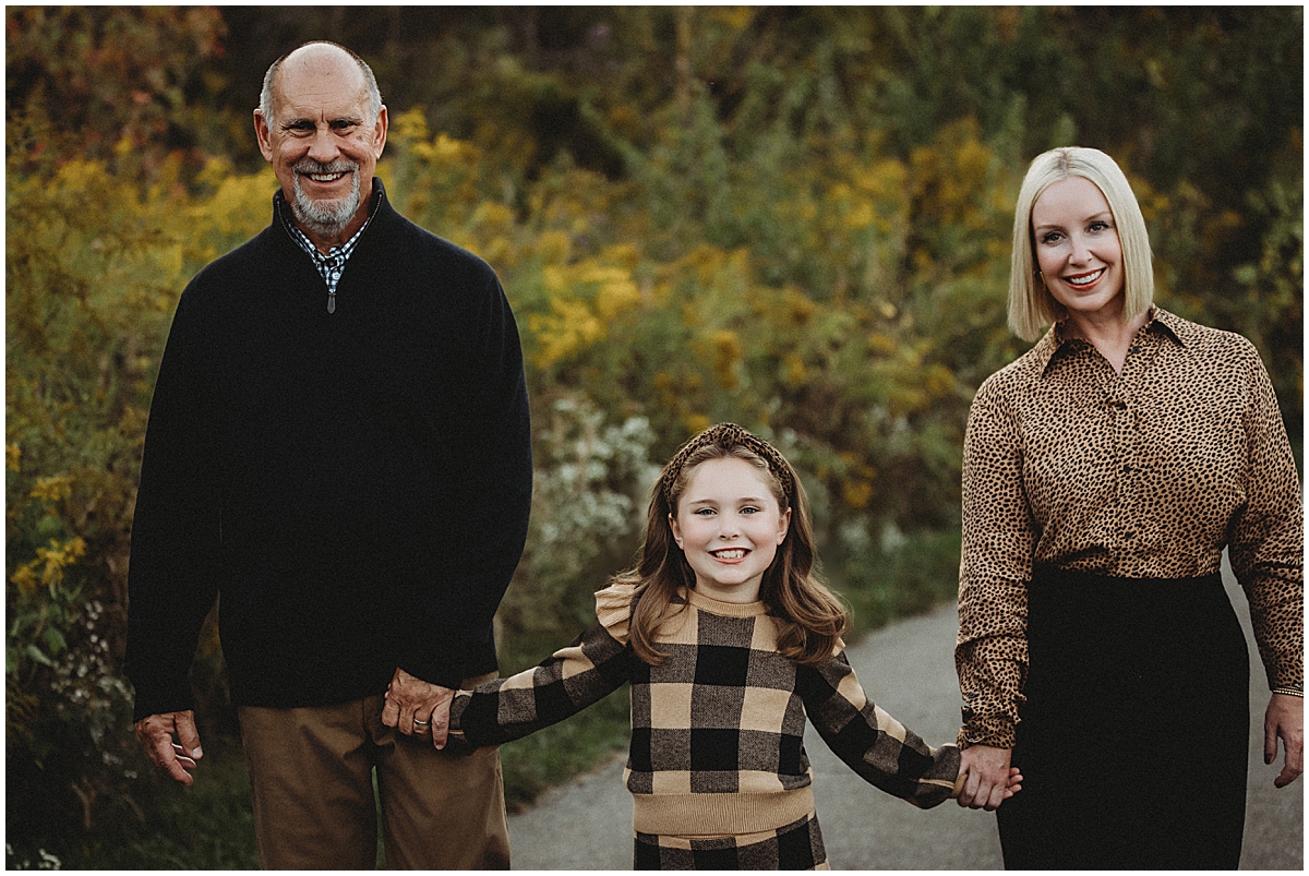 family pictures walking together