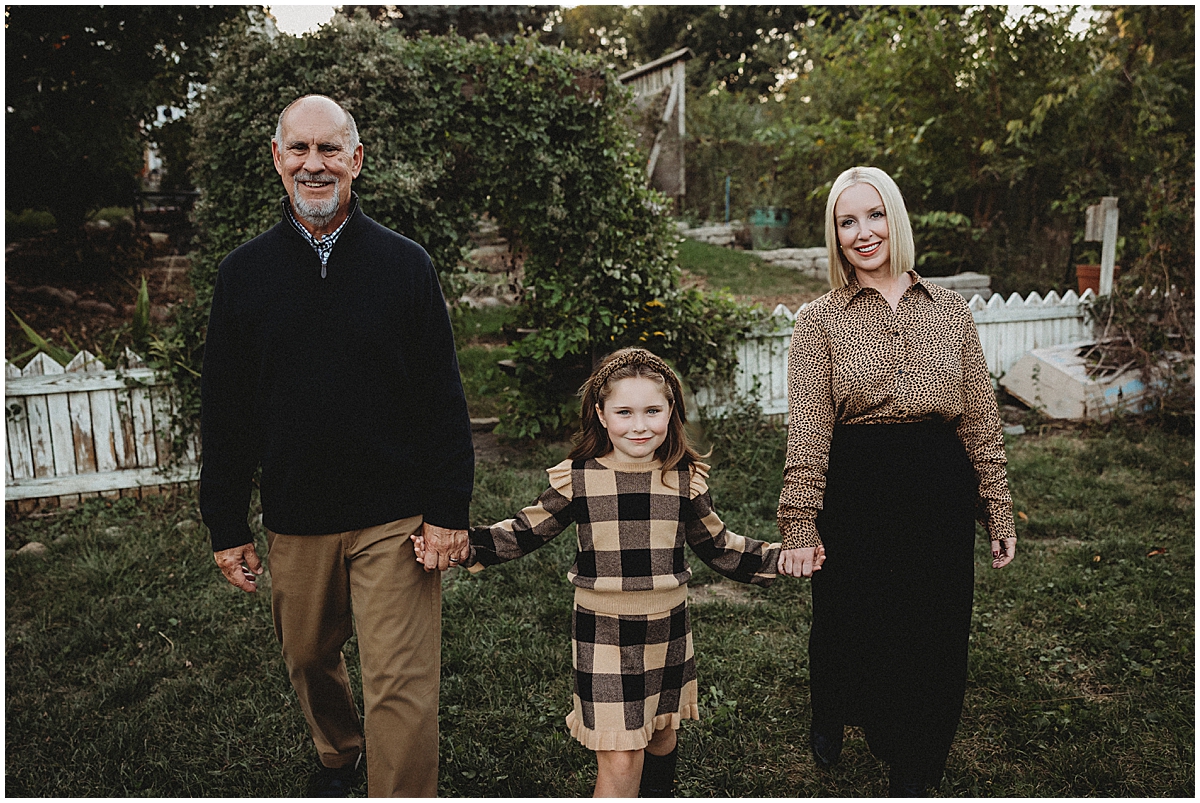 garden family photography