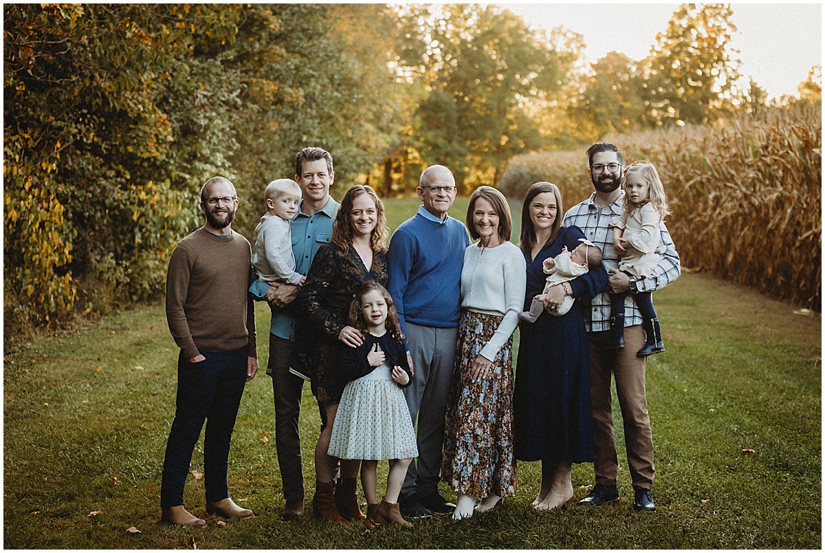 Indianapolis extended family photography session