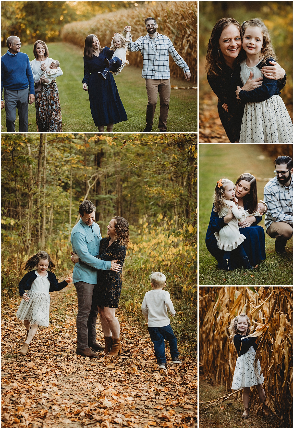 fun family shots during extend family photography session